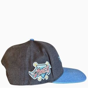 VTG '47 Anaheim Angels Wing Logo Hat Snapback Hat 90's With Side Patch RARE
